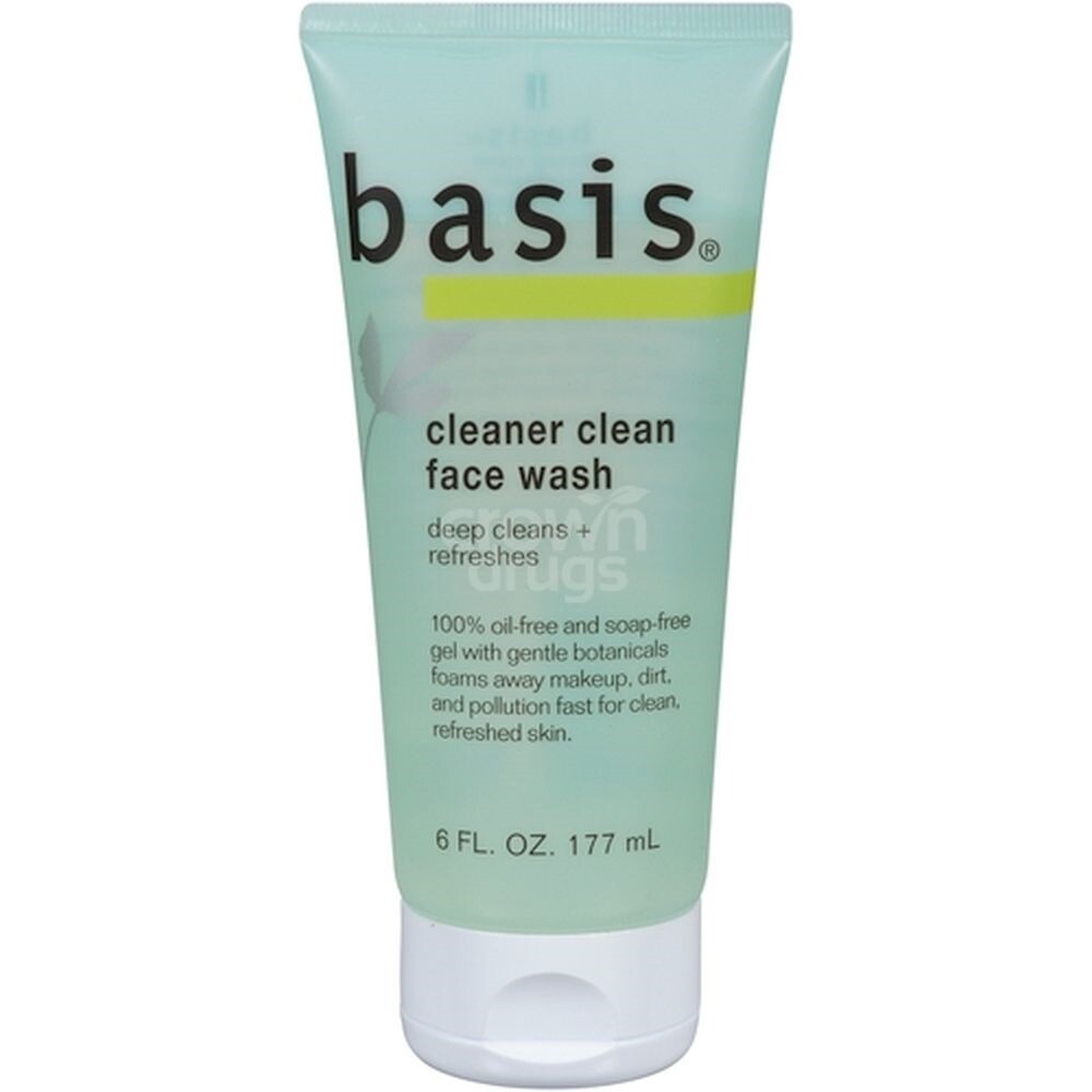 Basis  Cleanser Clean Facial Wash, 6 Fl Oz