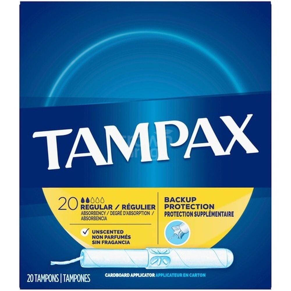Tampax Pads Regular, 20 Ct