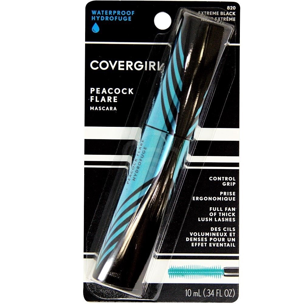 CoverGirl  Peacock Flare Mascara #820 Exteme Black, .34 Fl oz