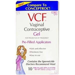 Vcf Vaginal Contraceptive Gel Pre-Filled Applicators, 10 Applicators, 0.09 Oz
