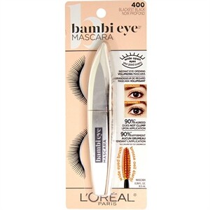 Loreal Bambi Eye Mascara Blackest Black (400)