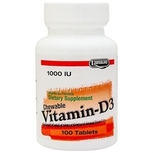 Landau  Chewable Vitamin-D3, 100 Tablets