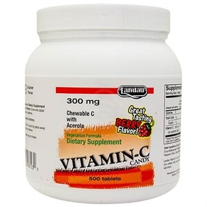 Landau Vitamin C 300 Mg Chewable , 500 Tablets