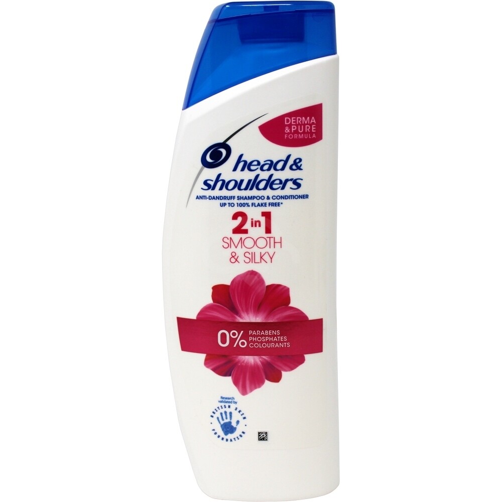 Head & Shoulders  Anti- Dandruff Shampoo & Conditioner  2 in 1 Smooth  & Silky