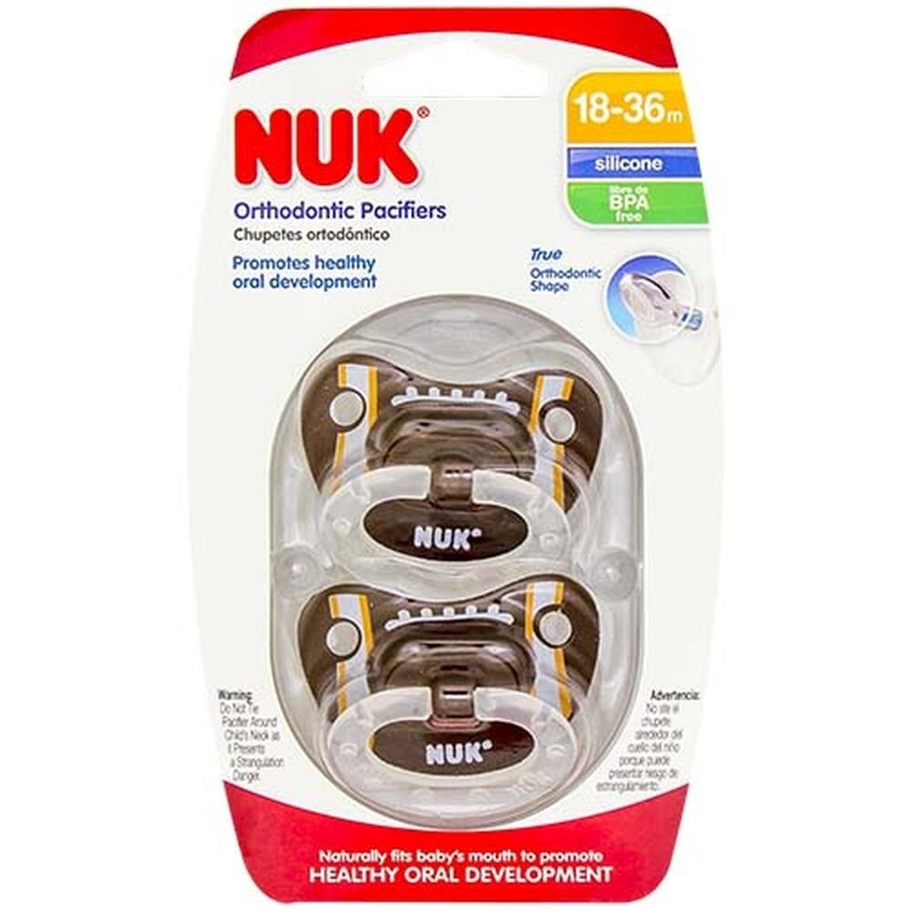 Nuk Pacifier Ortho Sil 18-36, 2 Ct