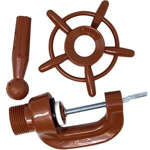 Styling Clamp Brown Heavy Duty