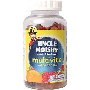 Uncle Moishy Multi-Vitamins, 120 Jellies *